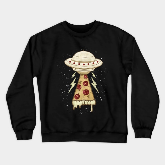 In Pizza I Believe Crewneck Sweatshirt by sket_chy